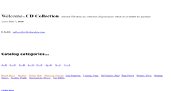 Desktop Screenshot of cdcollection.fcpages.com