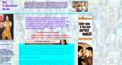 Desktop Screenshot of colombianwomen.fcpages.com